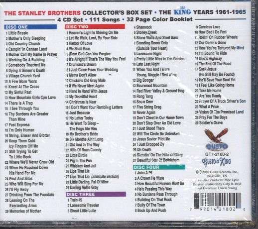 Stanley Brothers: King Years 1961-1965 [4CD]