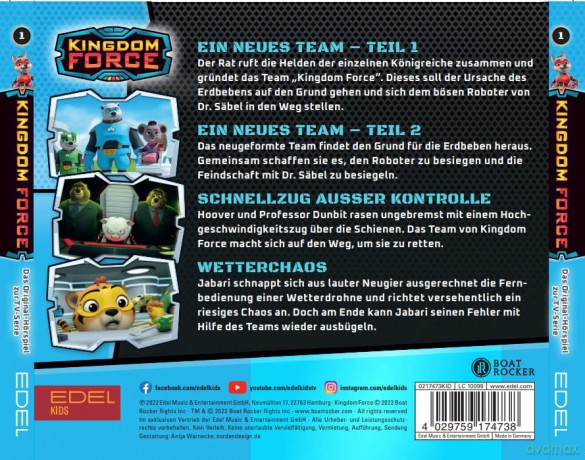 Kingdom Force: Kingdom-(1)Starter-Box [3CD]