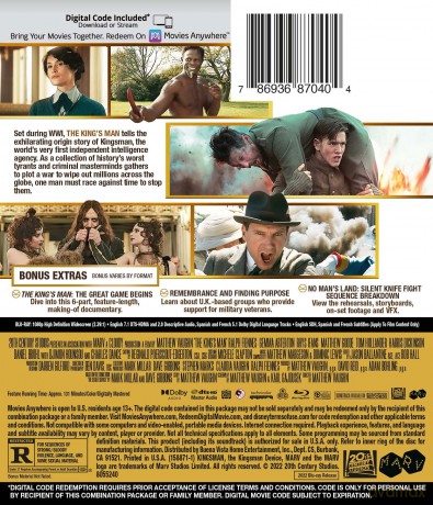 King's Man [Blu-Ray]