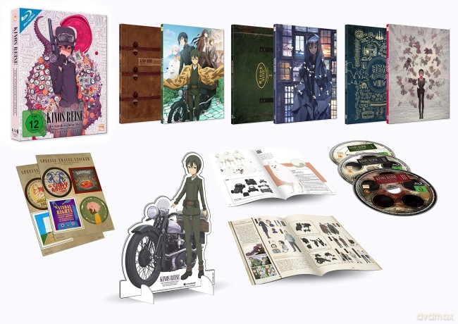 Kinos Reise - Die wunderschöne Welt - Gesamtedition: Episode 01-12 (3 Blu-rays) [Blu-Ray]