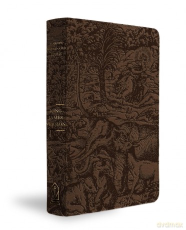 KJV Majestic Illuminated Bible Brown LeatherLuxe [KSIĄŻKA]
