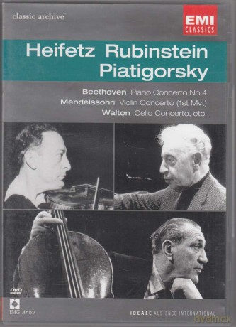 Rubinstein/Piatigorski/Heifetz: Klavierkonzerte/Cellokonzert [CD]