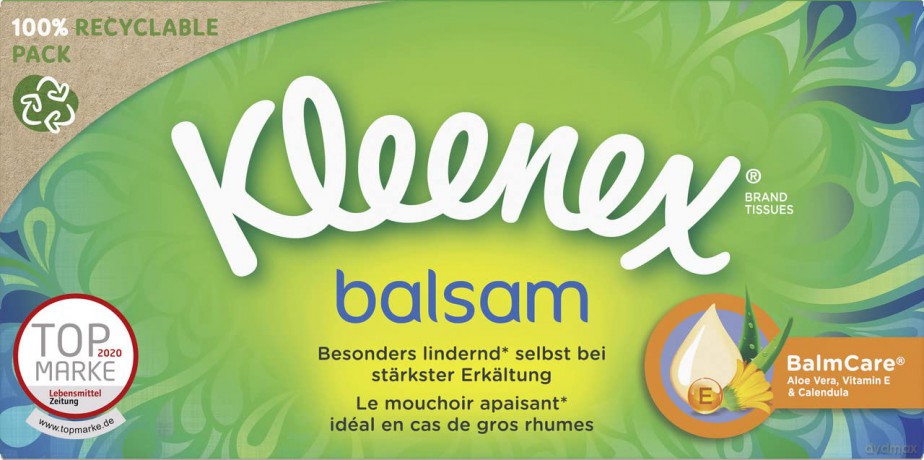Kleenex Taschentźcherbox balsam, 56 Tźc