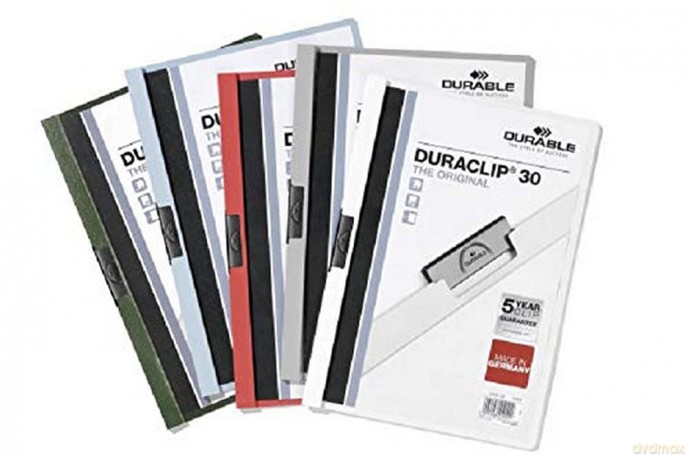 Klemmappe DURACLIP 3mm weiss