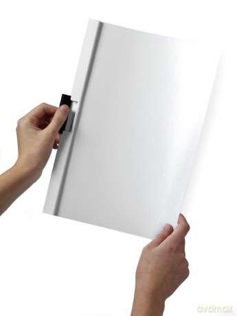 Klemmappe DURACLIP 3mm weiss