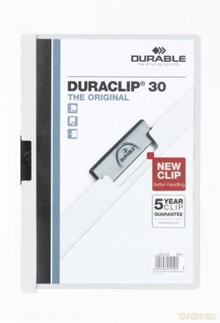 Durable: Klemm-Mappe DURACLIP weiss