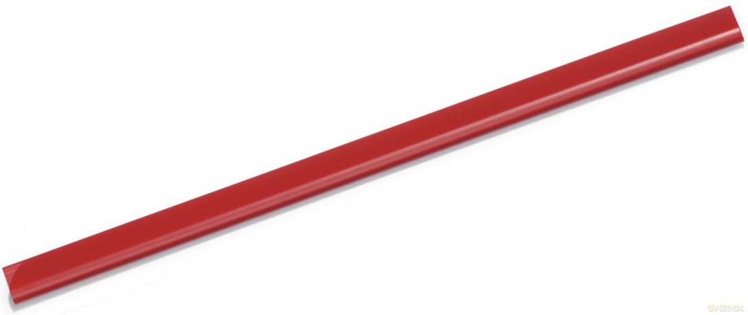 Durable: Klemmschiene rot 3mm 50Stźck