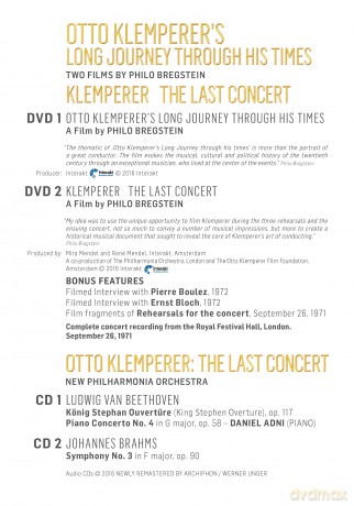 Klemperer: Long Journey 2cd+2dvd [4DVD]