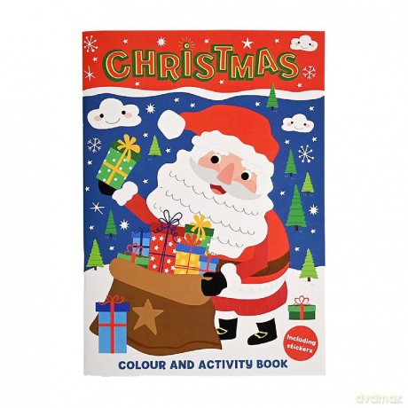 Kleur- en Activiteitenboek A4 Kerstmis