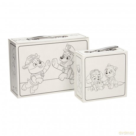 Kleur je eigen PAW Patrol Koffertjes Set van 2