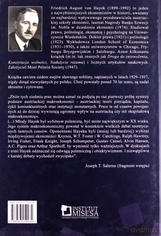 Pieniądz i kryzysy - Friedrich von Hayek [KSIĄŻKA]