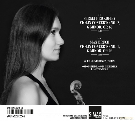 Kleven Hagen Guro: Kleven Hagen Guro/Oslo Po-Prokofiev/Bruch Violin Concer [CD]