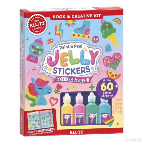 Klutz Glitter Jelly Stickers [KSIĄŻKA]