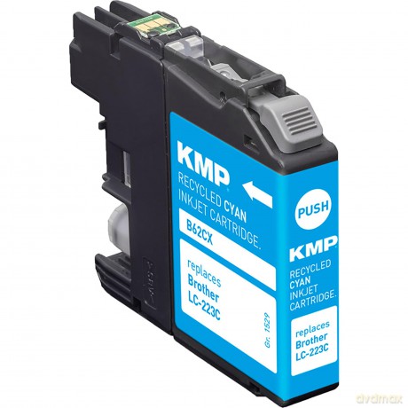 KMP B62CX cyan Tintenpatrone ersetzt bro