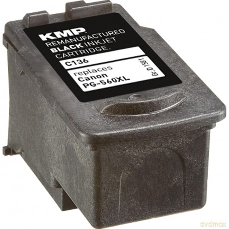 KMP C136 schwarz Tintenpatrone ersetzt C