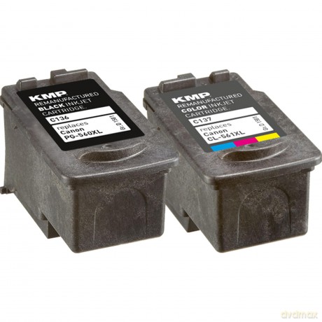 Kmp: KMP C136V schwarz, color Druckerpatrone