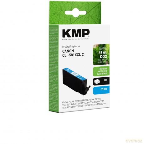 Kmp: KMP cyan Druckerpatrone kompatibel zu C