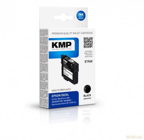 KMP E196X schwarz Tintenpatrone ersetzt
