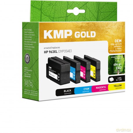KMP GOLD Patrone HP 963XL 3YP35AE Multip
