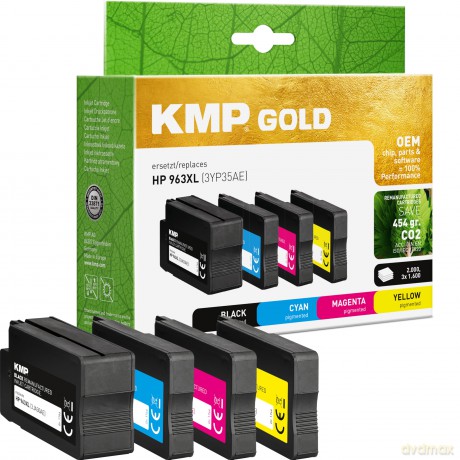 KMP GOLD Patrone HP 963XL 3YP35AE Multip