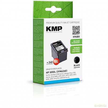 Kmp: KMP H96BX schwarz Druckerpatrone kompat