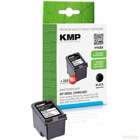 Kmp: KMP H96BX schwarz Druckerpatrone kompat