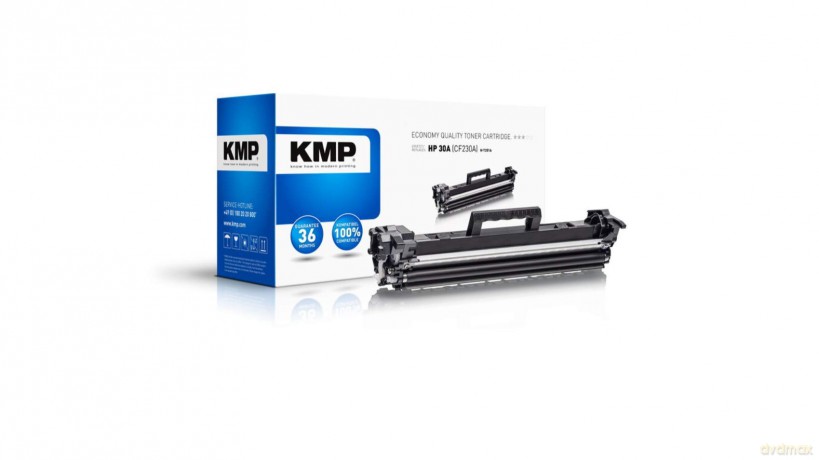 KMP H-T251A schwarz Toner ersetzt HP 30A