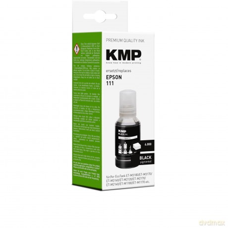 Kmp: KMP schwarz Tintenflasche kompatibel zu