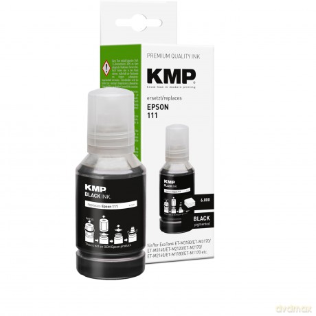 Kmp: KMP schwarz Tintenflasche kompatibel zu