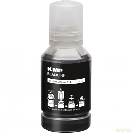 Kmp: KMP schwarz Tintenflasche kompatibel zu