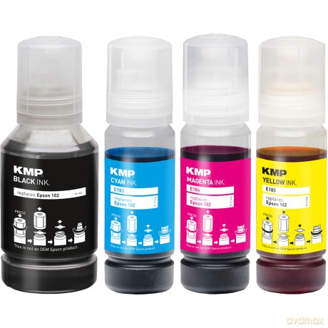 Kmp: KMP schwarz, cyan, magenta, gelb Tinten