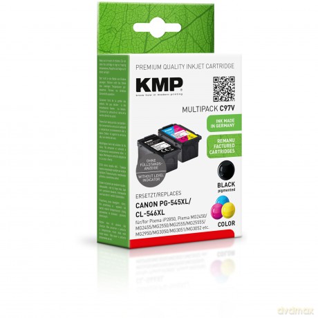 KMP Tinte ers.Canon PG-545XL/