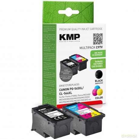 KMP Tinte ers.Canon PG-545XL/