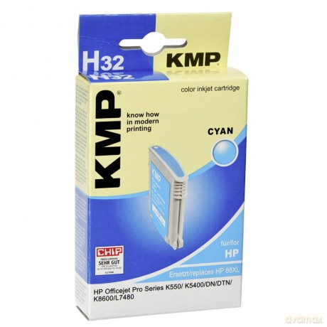 KMP Tinte ersetzt HP Nr.88