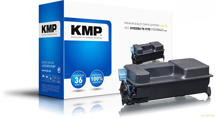 KMP Ton.ers.Kyocera TK-3170 BK