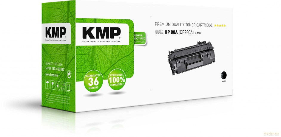 KMP Toner ersetzt HP 80A