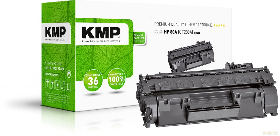 KMP Toner ersetzt HP 80A