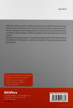 Podstawy transportu i spedycji [KSIĄŻKA]