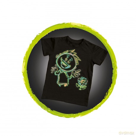 Knijp Textielstiften Glow in the Dark 4st.
