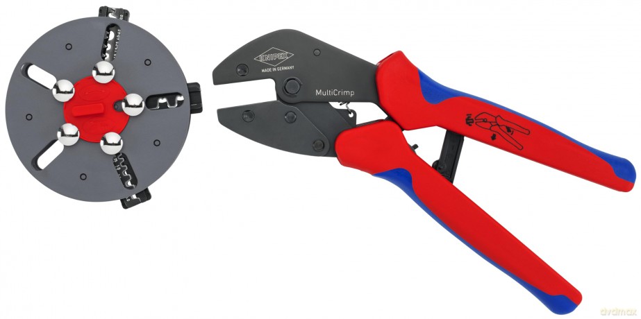 KNIPEX MultiCrimp fr PV. MC4/MC4 EVO2