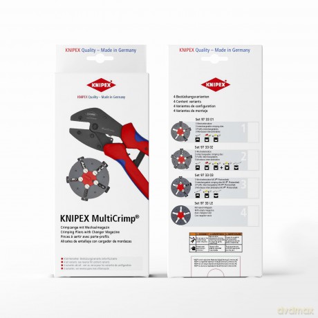 KNIPEX MultiCrimp fr PV. MC4/MC4 EVO2