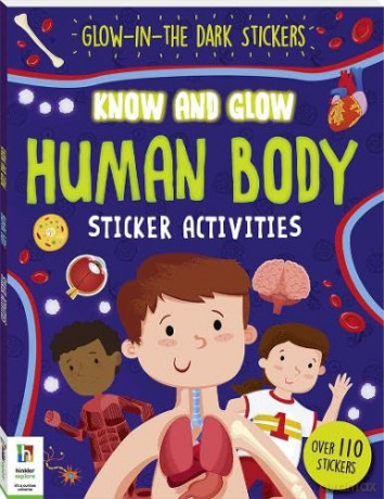 Know Glow Human Body Stickers [KSIĄŻKA]
