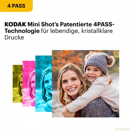 Kodak Mini 3 Retro 4Pass mobiler Fotodru