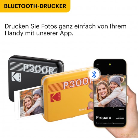 Kodak Mini 3 Retro 4Pass mobiler Fotodru