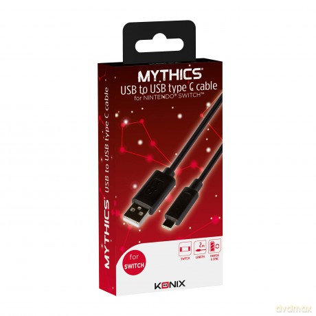 KONIX, Cable USB Type C Switch 2m - SWIT