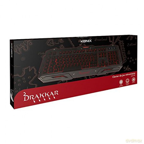 KONIX, Gaming keyboard Drakkar Midgard