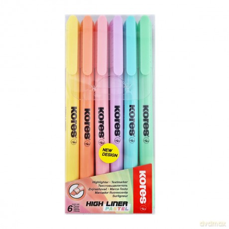 Koresâž: Kores Highliner Pastell Textmarker farb
