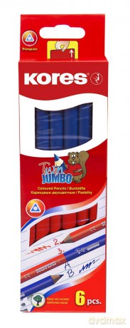 Koresâž: Kores JUMBO TWIN Silbenstifte mehrfarbi