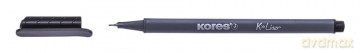Koresâž: Kores K- Fineliner schwarz 0,4 mm, 1 St