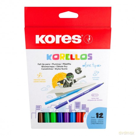 Koresâž: Kores Korello Filzstifte farbsortiert,